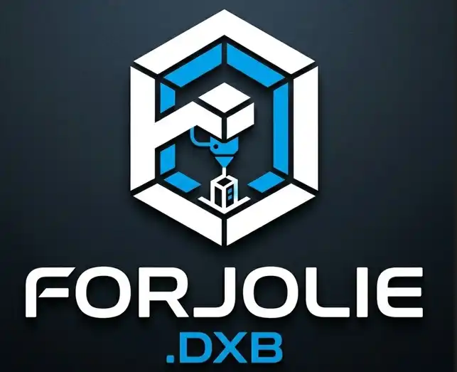 Forjolie.dxb logo, personalized gifts and accessories from Dubai.