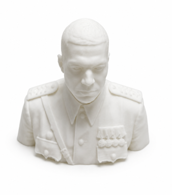 Personalized 3D portrait bust figurine, Dubai-made keepsake.