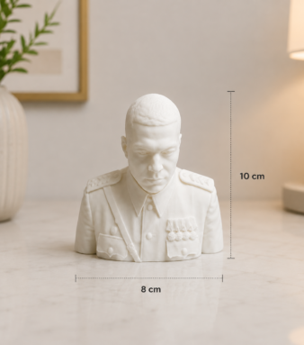 Personalized 3D portrait bust, 10 cm height, Forjolie.ae keepsake from Dubai.