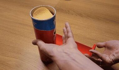Pringles Chip Holder travel toothbrush case design by Forjolie in Dubai