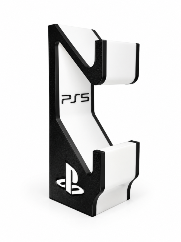 3D printed PS5 Dual Controller Stand – Classic Edition, gaming accessory from Forjolie.ae