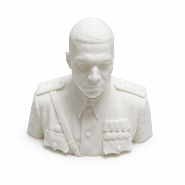3D printed portrait bust, 10 cm keepsake, personalized gift from Dubai