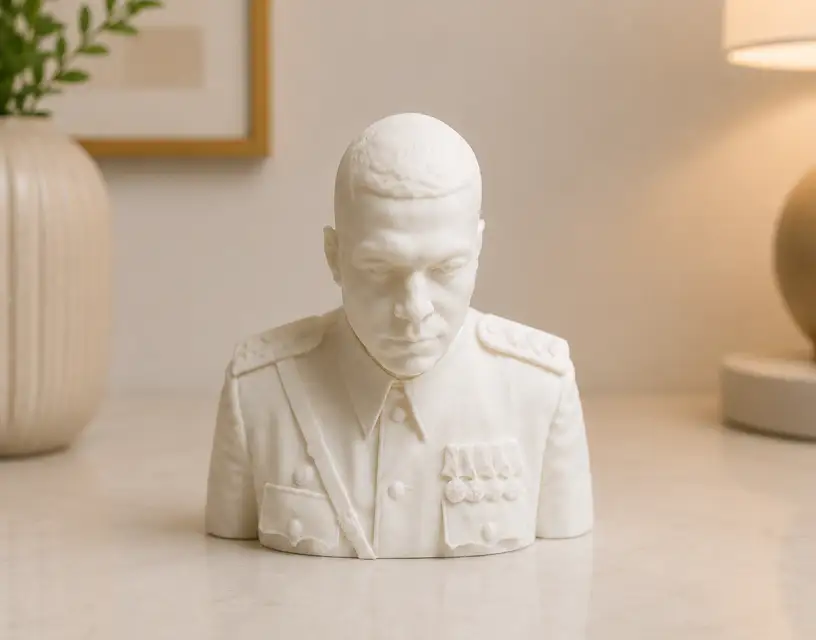Personalized figurine bust, handcrafted memory keepsake from Forjolie.dxb in Dubai.