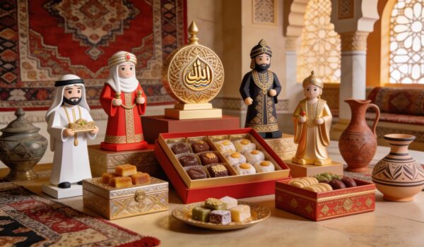 Custom figurines and traditional gifts showcasing the unique gifting culture in Dubai
