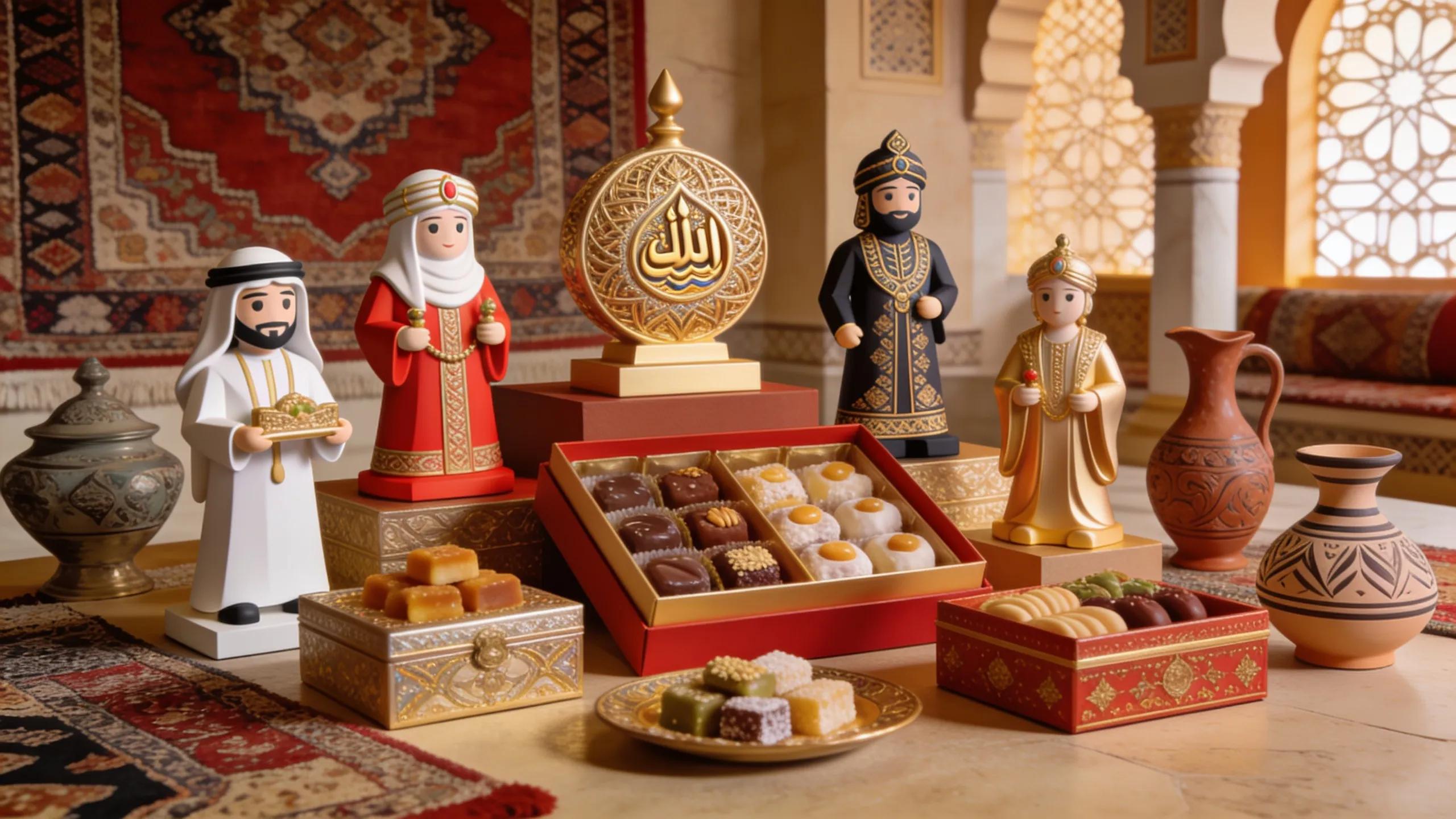 Custom figurines and traditional gifts showcasing the unique gifting culture in Dubai